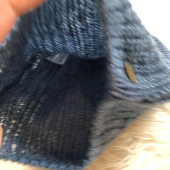 NEFF beanie blue knit winter slouchy soft snow snowboarding skiing cute - Picture 3 of 3